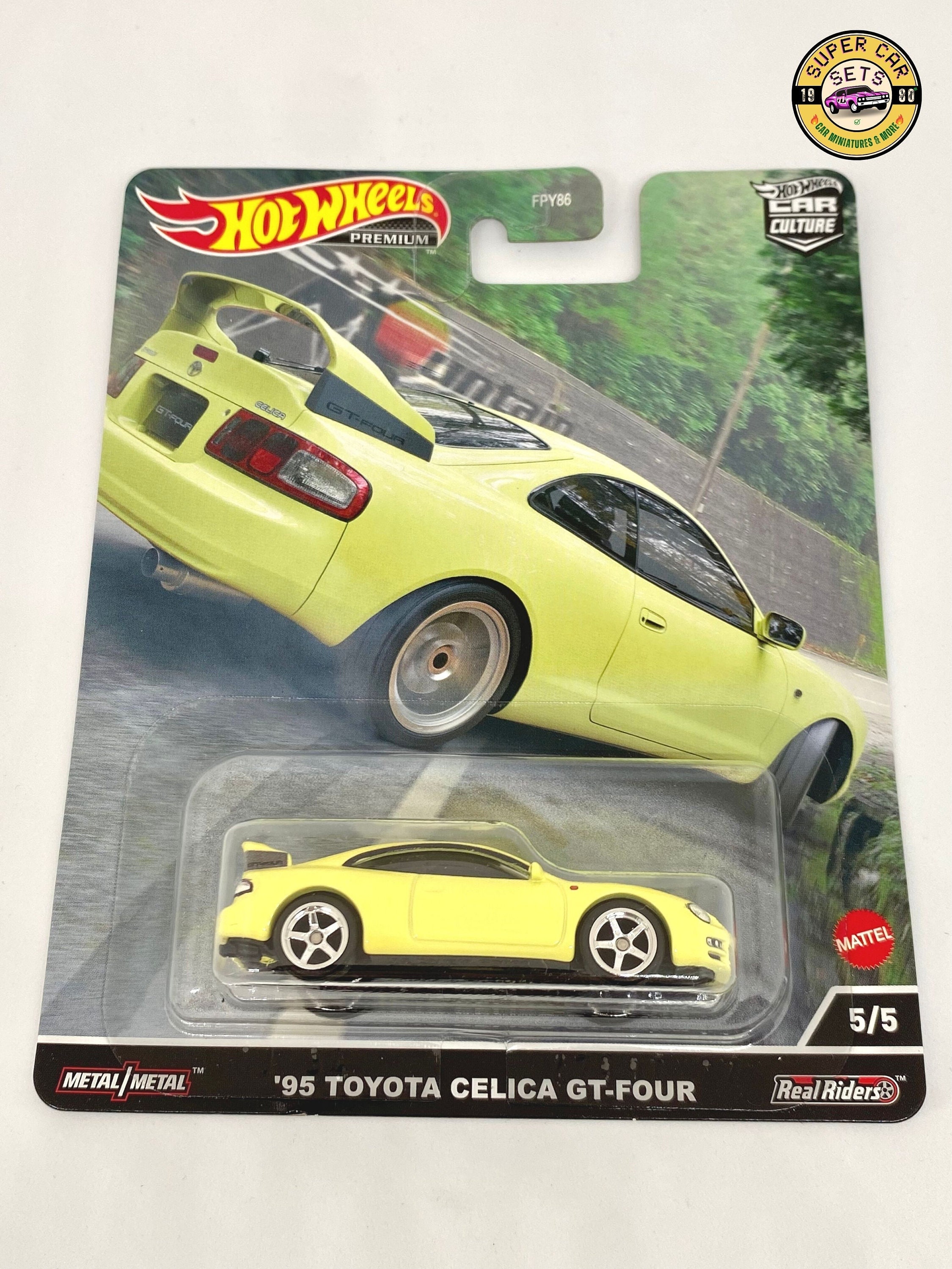 Hot Wheels Premium '95 Toyota Celica GT-Four – Mountain Drifters 5/5 Collectible Die-Cast Car - View #9