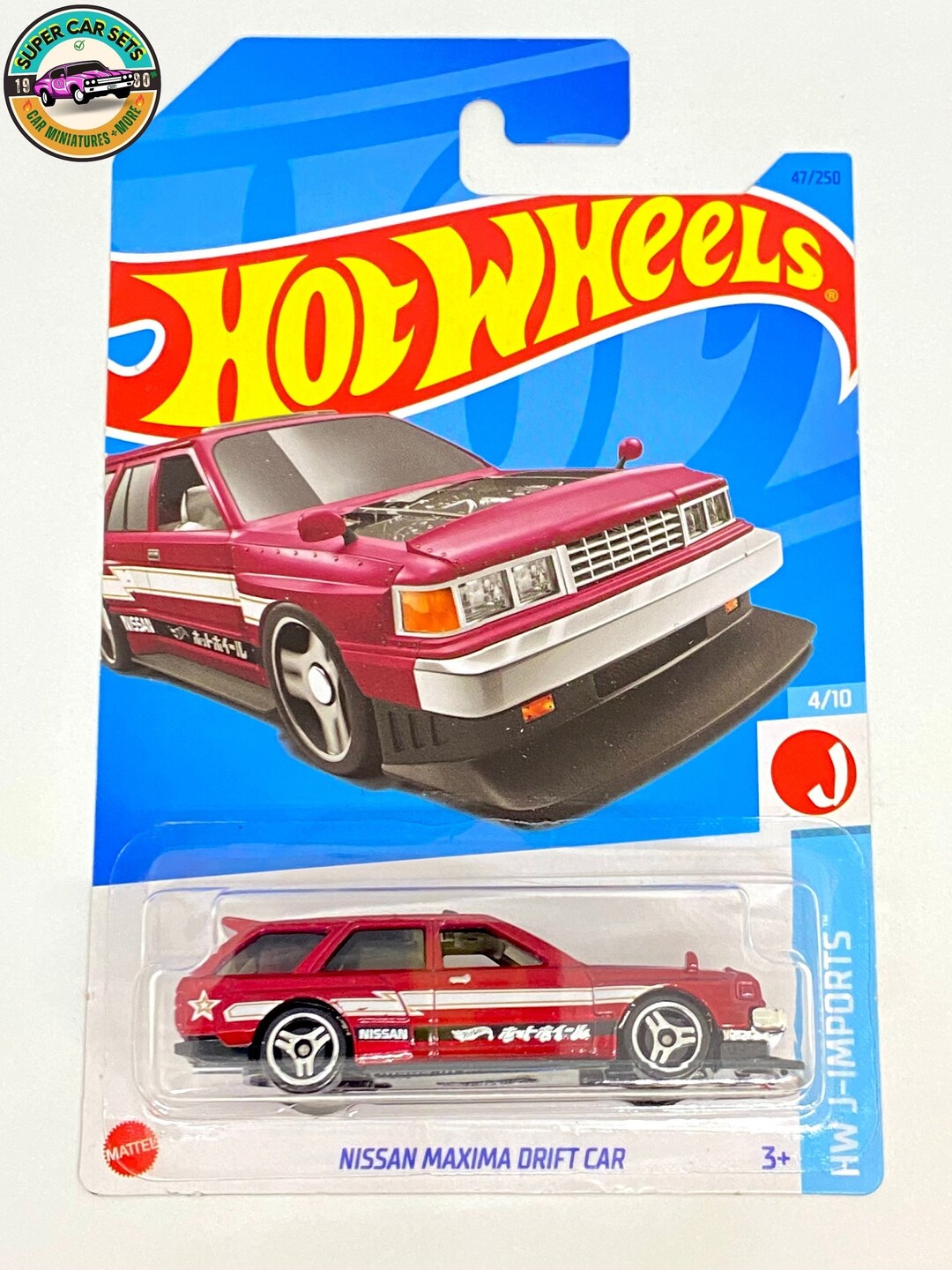 Hot Wheels Nissan Maxima Drift Car (dark Red Colour) HW J-imports