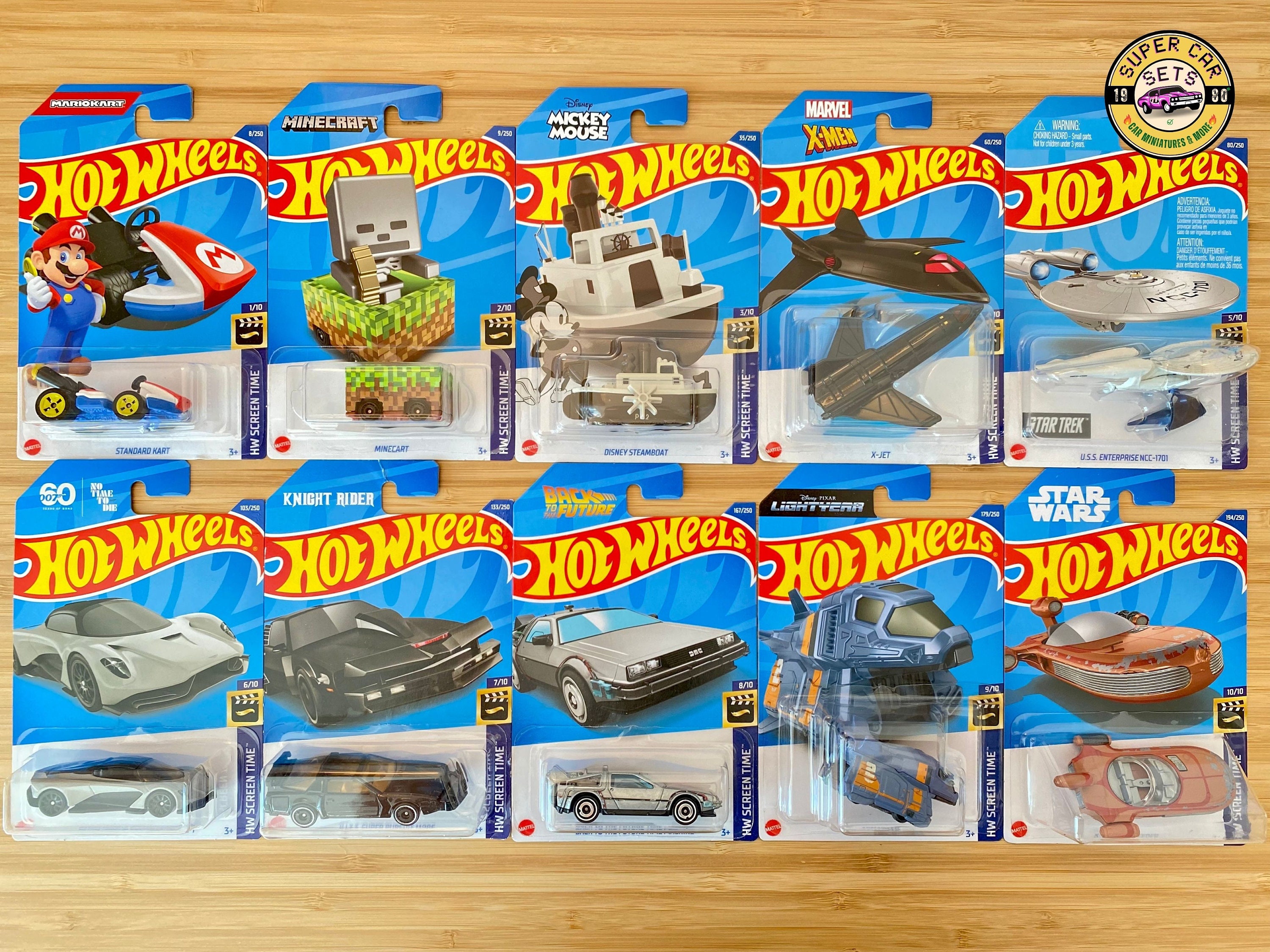 Hot wheels screen store time list