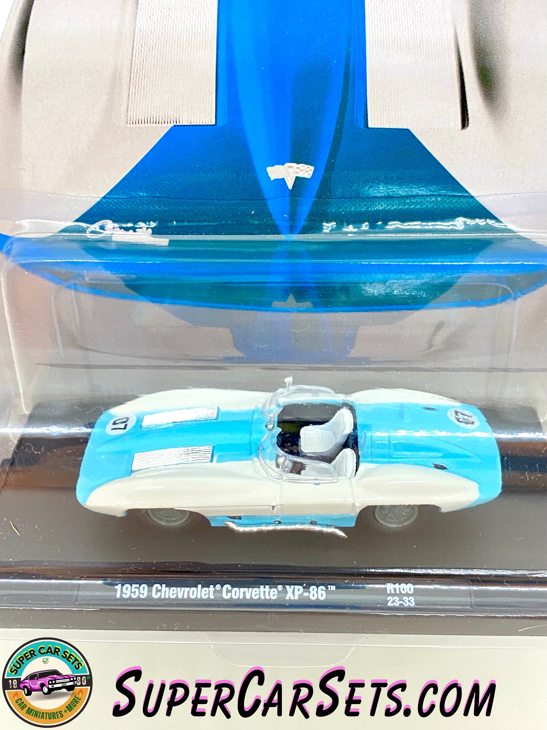 1959 Chevrolet Corvette XP-86 (#07 Light Blue and White Colour) by