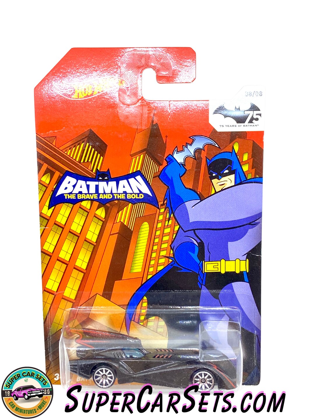 Batman: the Brave and the Bold Batmobile Hot Wheels Batman 75 Years 8/8 ...