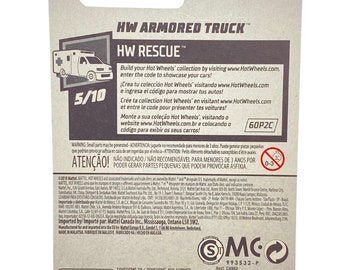 TREASURE Hunt Hot Wheels HW Rescue 2019 (5/10) HW Armored