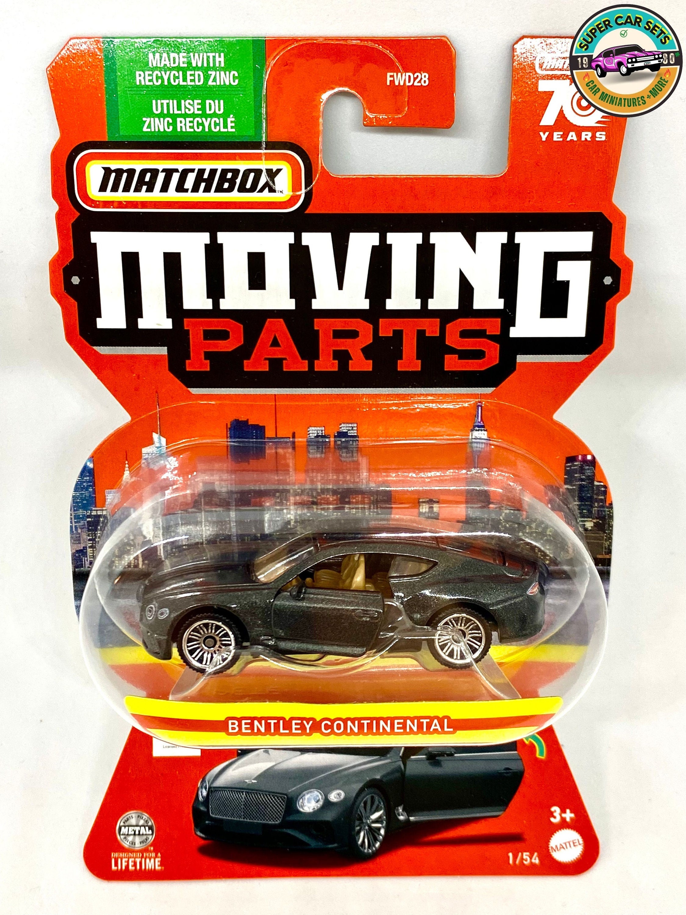 Bentley Continental Matchbox Moving Parts