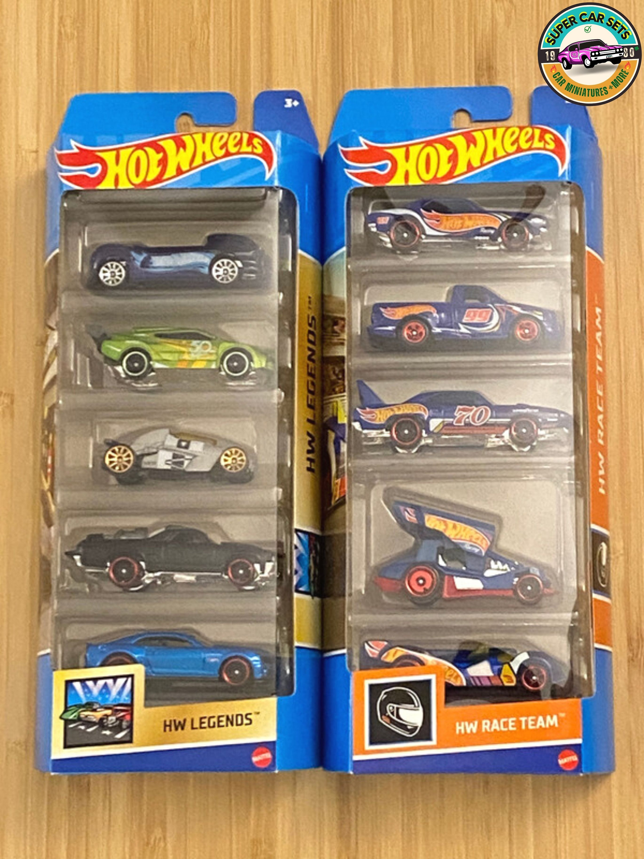 2x 5-pack Hot Wheels Legends Race Team - Etsy