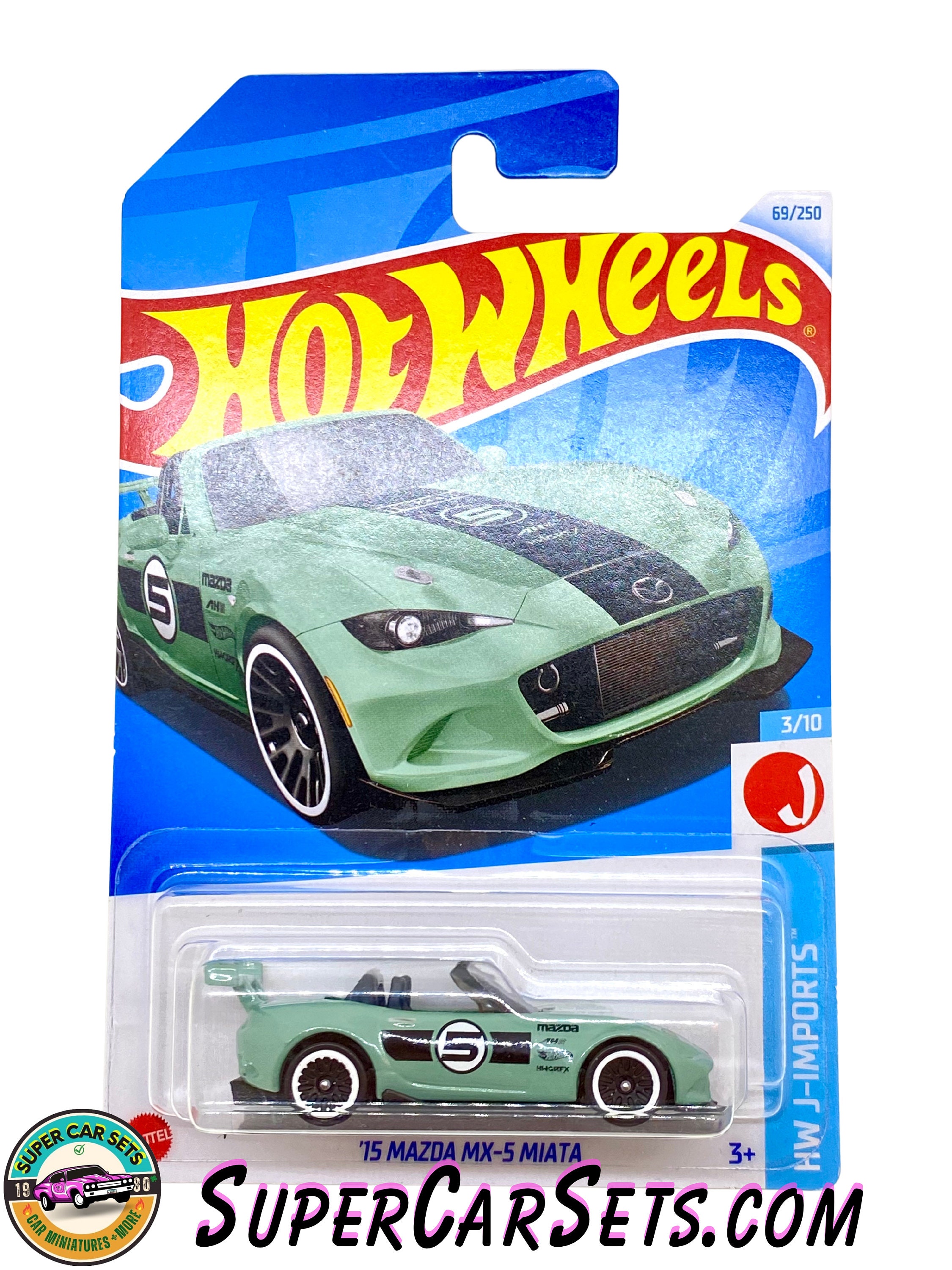 15 Mazda MX 5 Miata green Colour Hot Wheels HW J imports 2024 3 10 69 250 Etsy