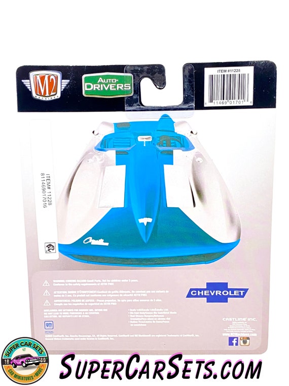 1959 Chevrolet Corvette XP-86 (#07 Light Blue and White Colour) by