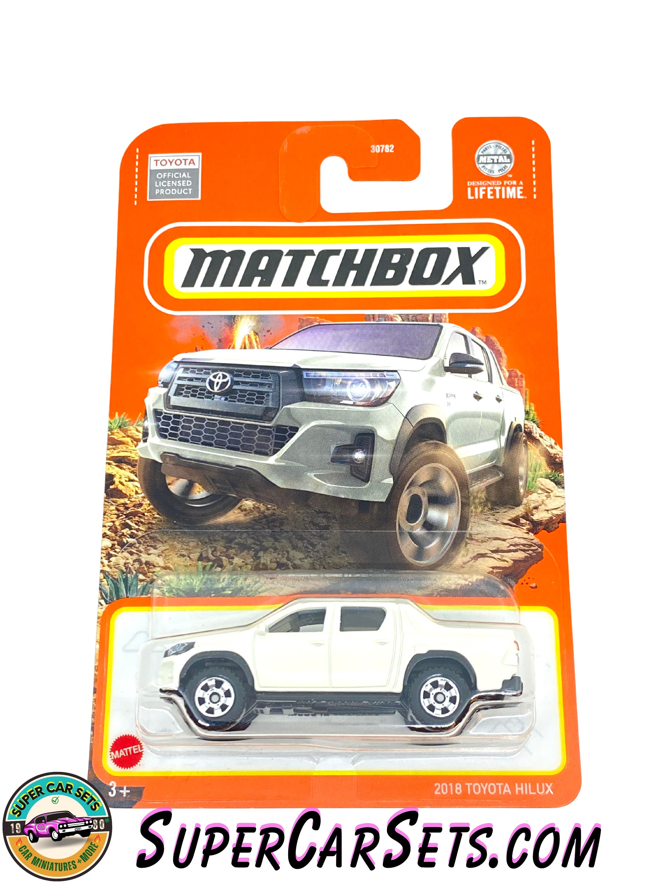 2018 Toyota Hilux white Colour Matchbox Etsy Canada