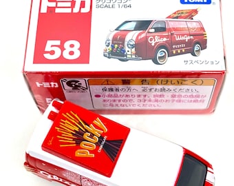 Tomica (#58) - Glico Wagon - Pocky (1:64) - Etsy