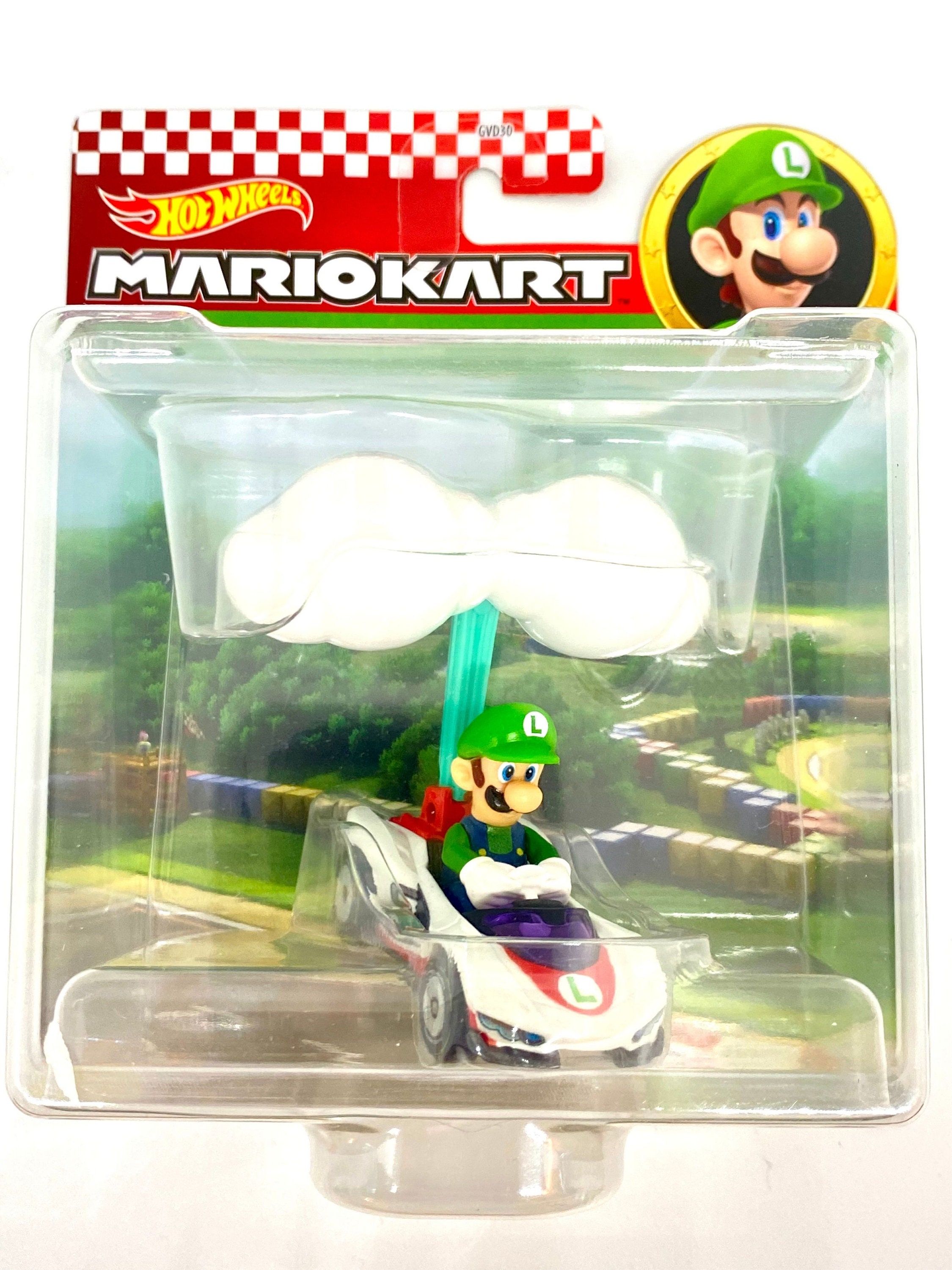 Luigi P-Flügel Wolkengleiter Mario Kart Hot Wheels