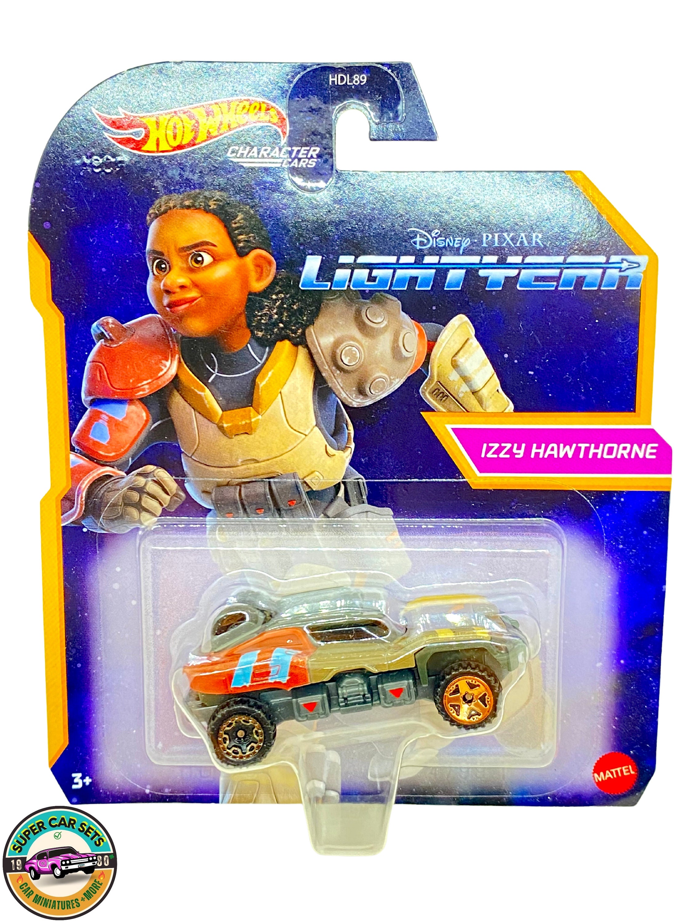 Hot Wheels Izzy Hawthorne - Lightyear Character Car (2022) 1/64 Scale Die-Cast Toy