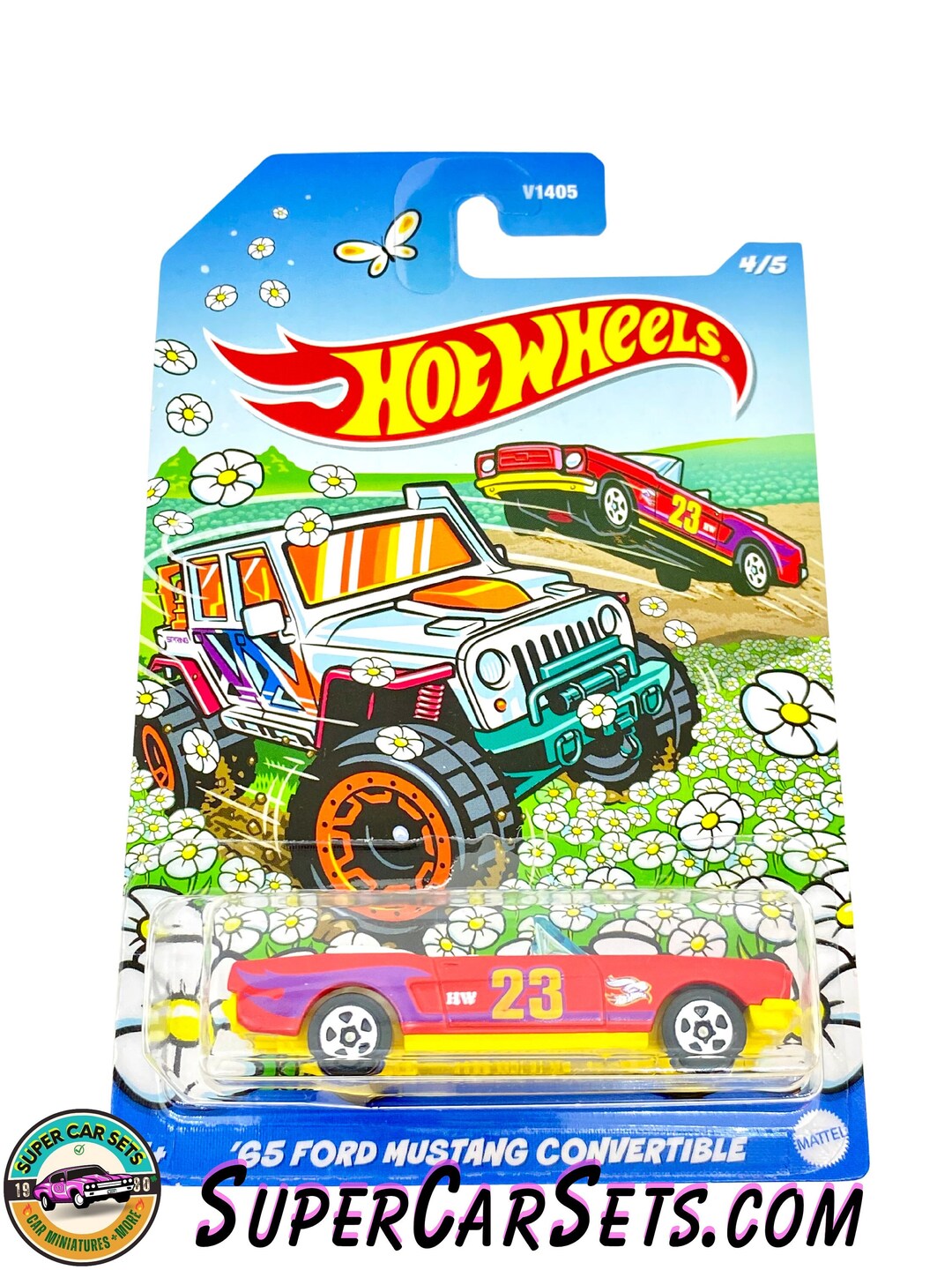 65 Ford Mustang Convertible Hot Wheels Spring Series 2023 4/5 Etsy