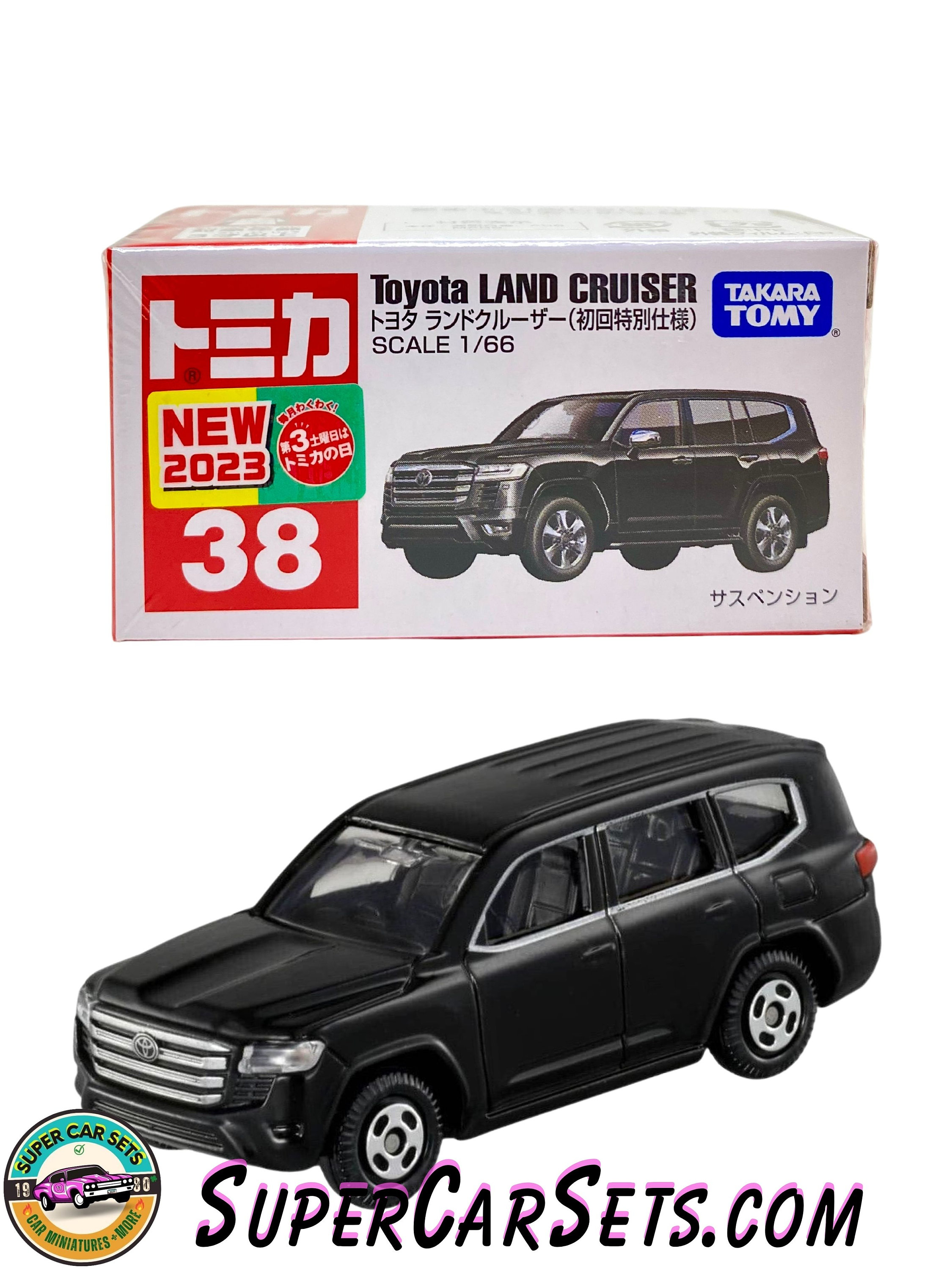 Toyota Land Cruiser (1:66 Scale) (black Colour) - Tomica (#38) - Etsy