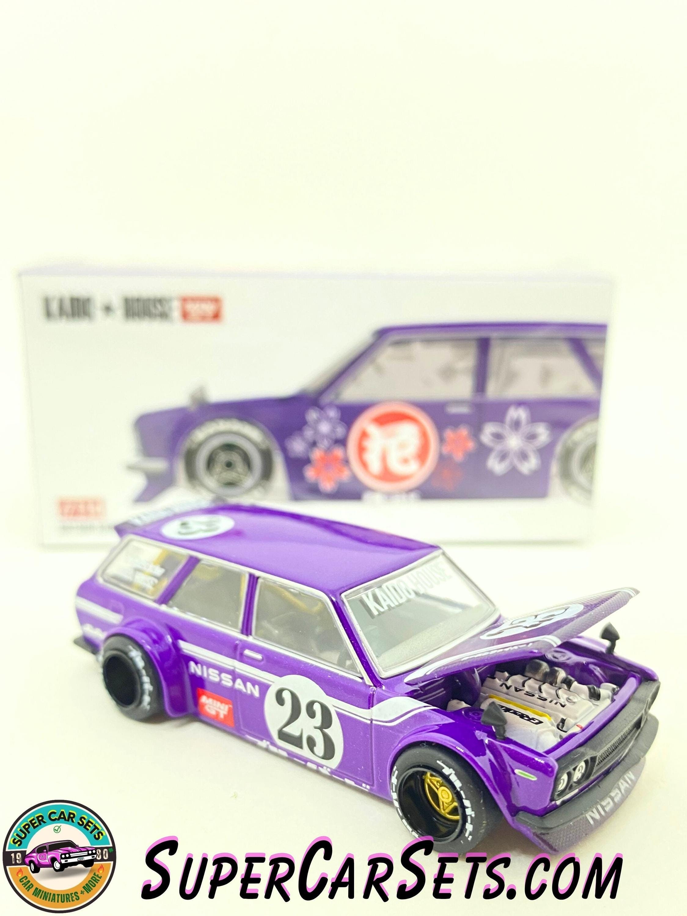 Kaido House x Mini GT 1:64 Datsun KAIDO 510 Wagon Hanami V3