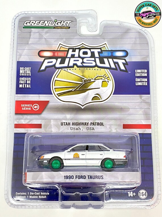 GREEN MACHINE Chase - Utah Highway Patrol - 1990 Ford Taurus - Hot