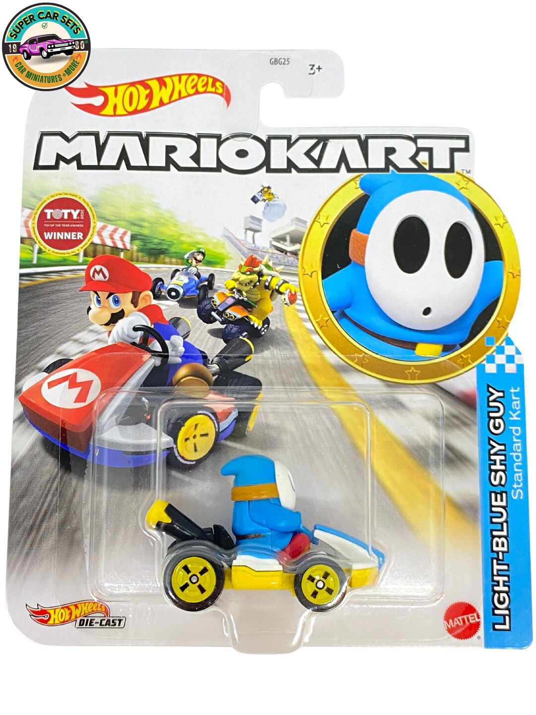 Lightblue Shy Guy Standard Kart Mario Kart Hot Wheels Etsy