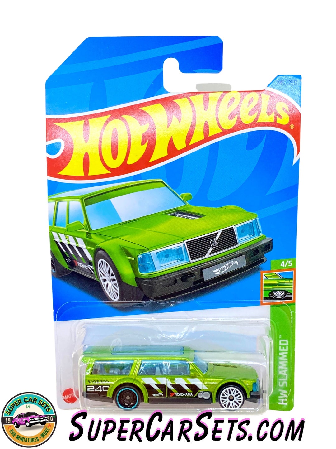 ミニカー Hot Wheels Volvo 240 Drift Wagon Hot Wheels Volvo 240 Drift Wagon HW Slammed Kids Model