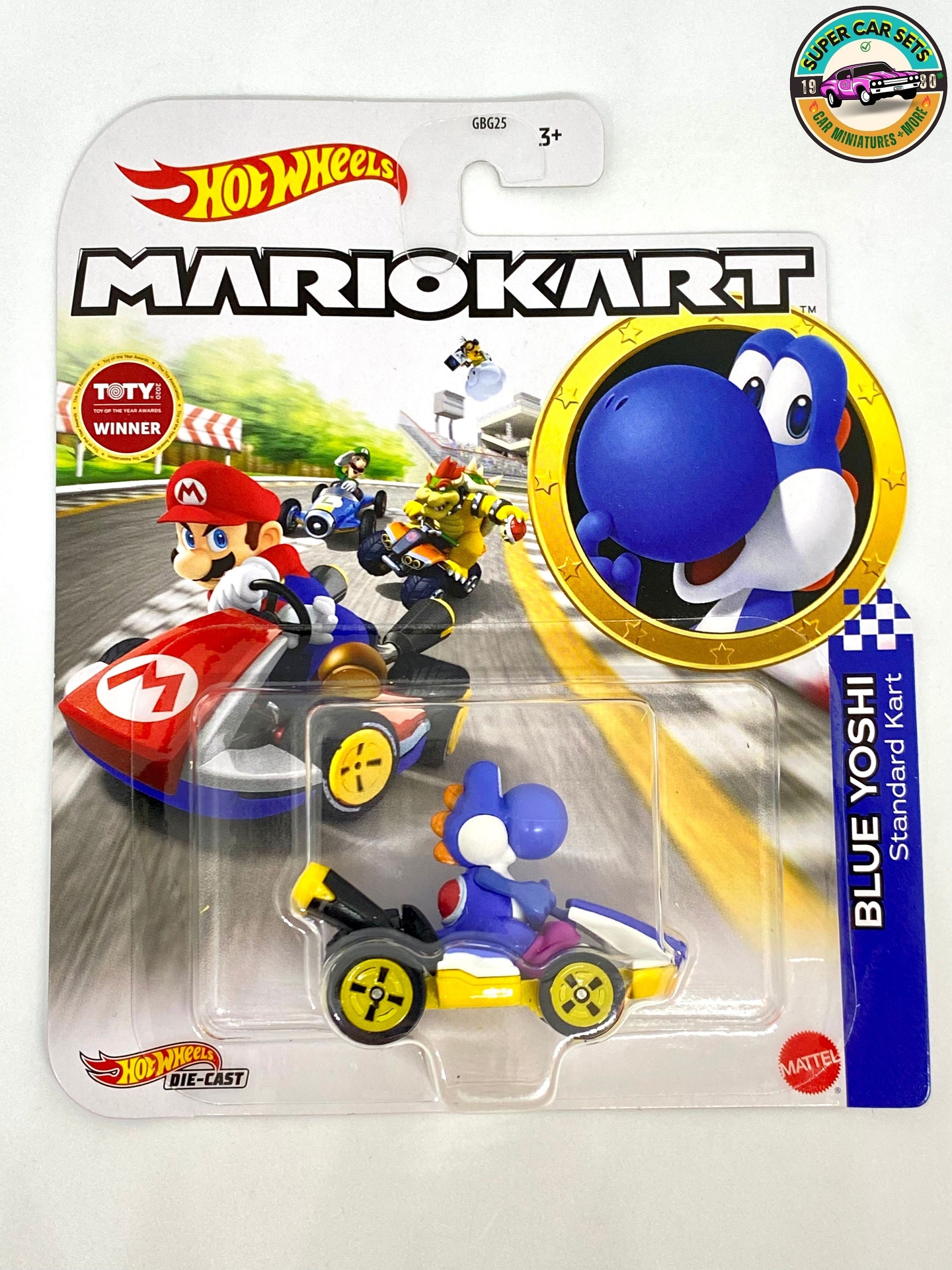 Hot Wheels Mario Kart Mario White and Blue HW Screen Time -  Finland