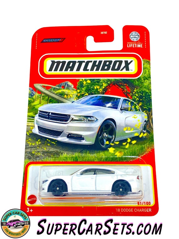 18 Dodge Charger white Colour 81 100 Matchbox Etsy Canada