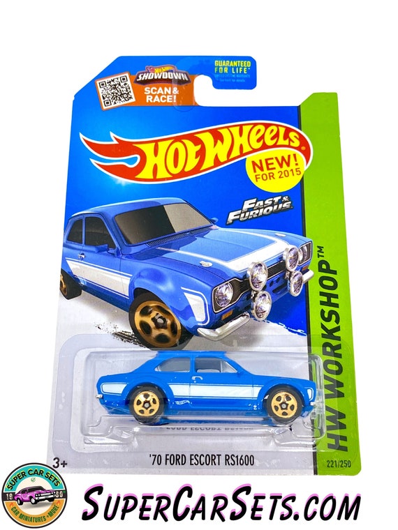 70 Ford Escort RS1600 (fast & Furious) (blue Colour) - Hot Wheels