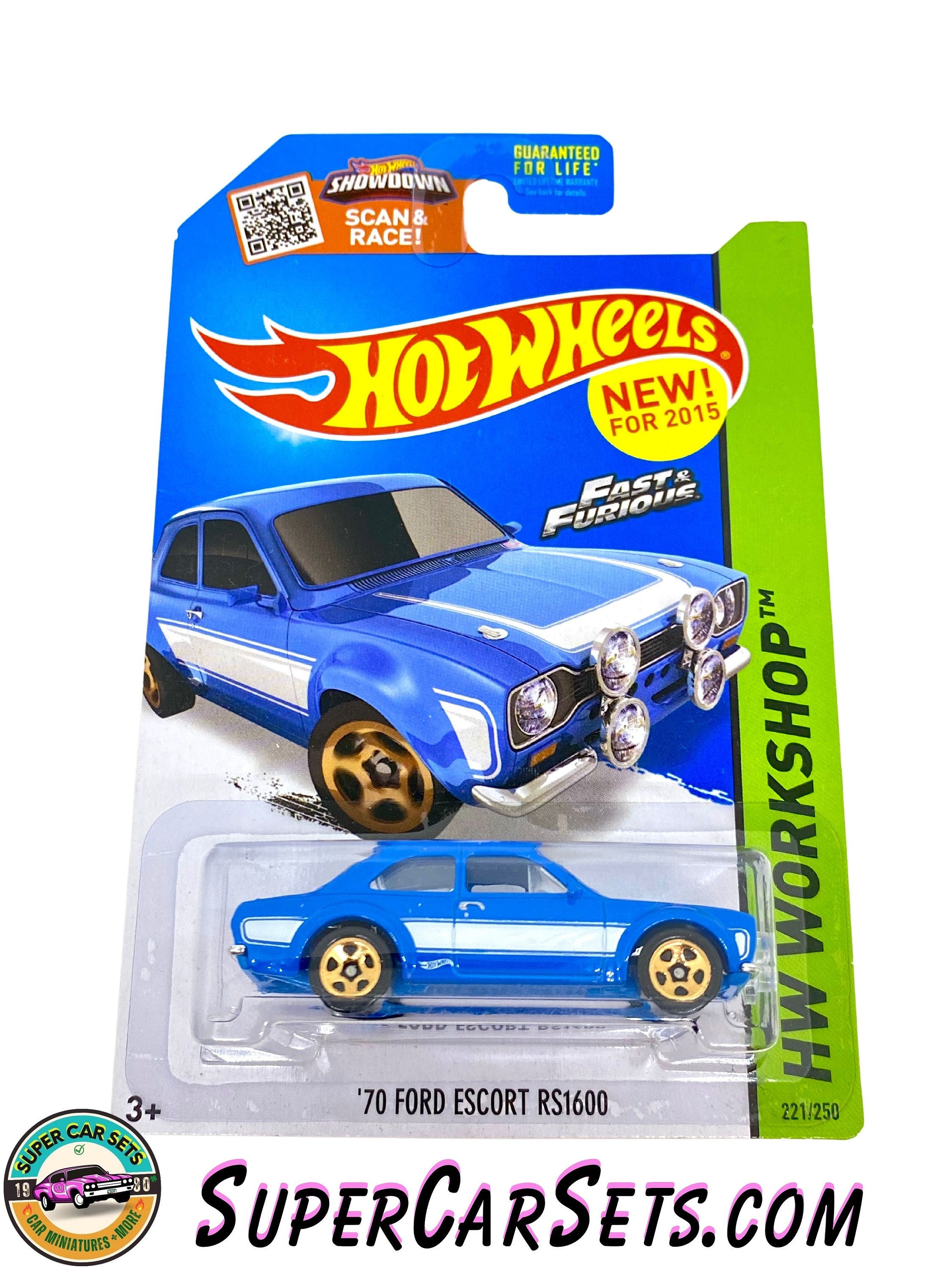 70 Ford Escort RS1600 (fast & Furious) (blue Colour) - Hot Wheels