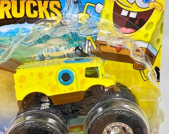Hot Wheels Monster Trucks Spongebob Squarepants Etsy Denmark