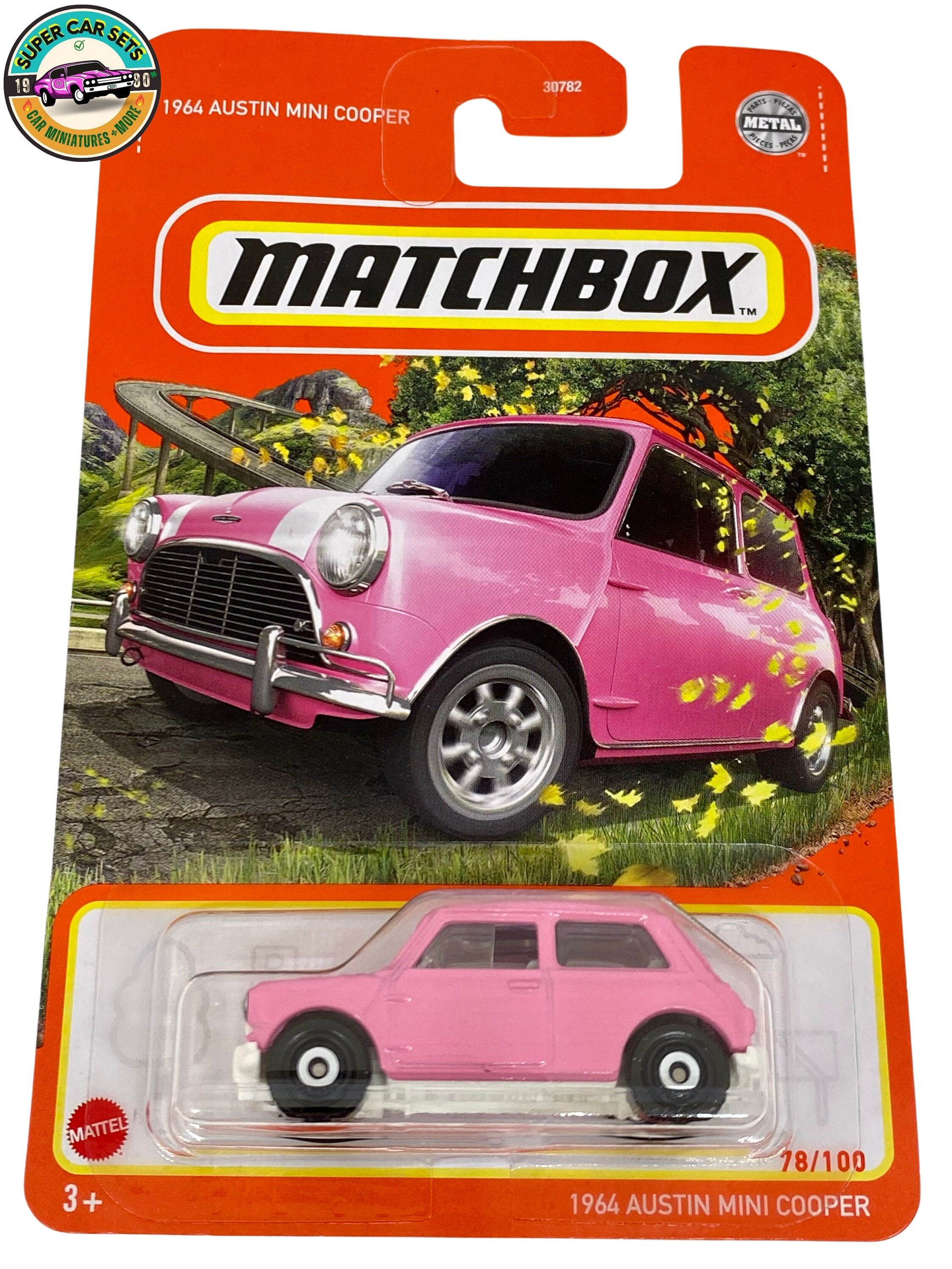 Matchbox 1964 Austin Mini Cooper color rosa claro 78 100 Etsy M xico