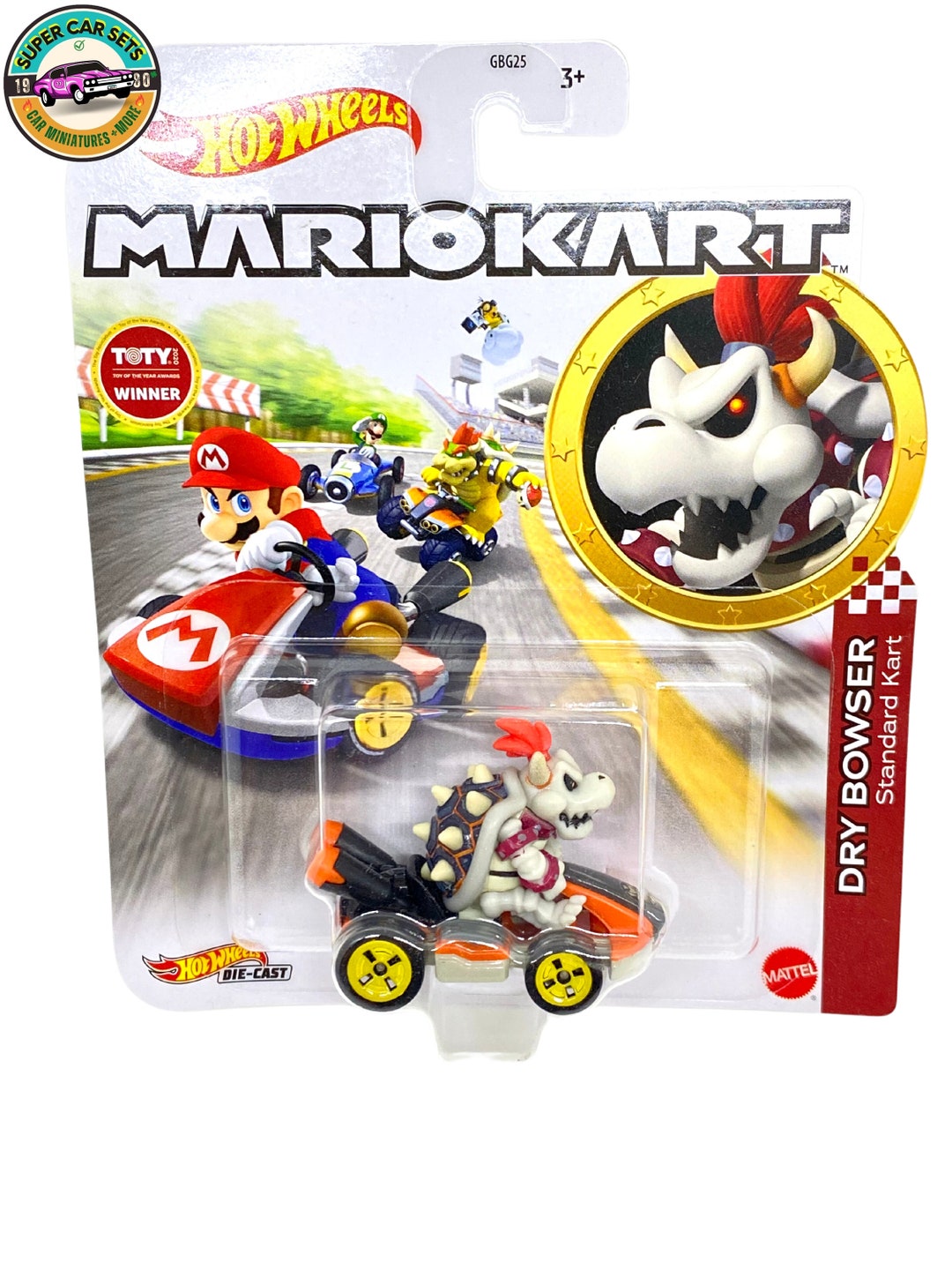 Dry Bowser Standard Kart Mario Kart Hot Wheels Etsy