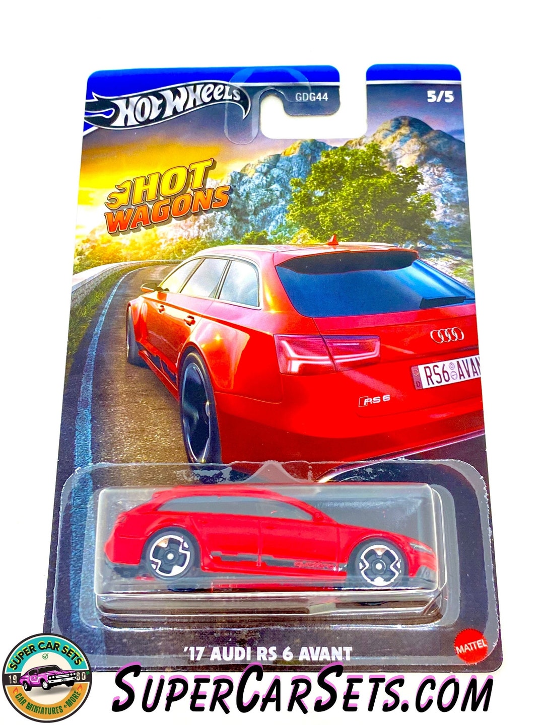 17 Audi RS 6 Avant (card Slightly Bent)- Hot Wheels Hot Wagons (5