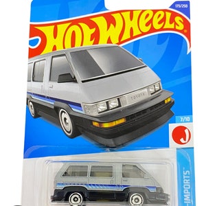 Hot Wheels 1986 Toyota Van Silver HW J Imports Birthday Gift