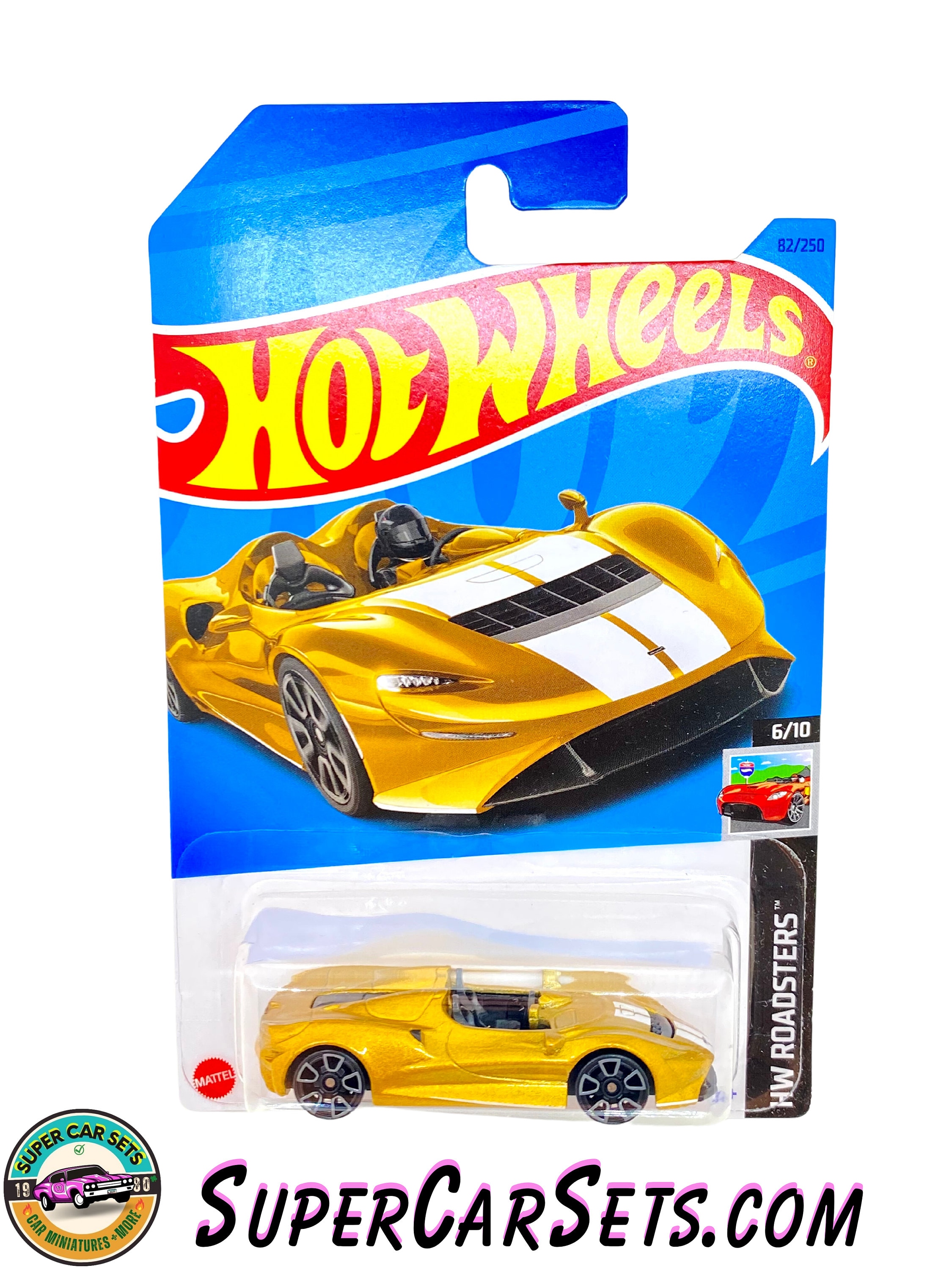 Mclaren Elva (golden) - Hot Wheels HW Roadsters 2023 (6/10) (82