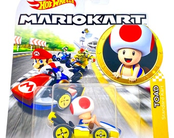 Toad - Standard Kart - Mario Kart Hot Wheels