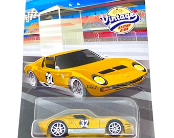 1971 Lamborghini Miura SV - Hot Wheels Vintage Racing Club - (4/6