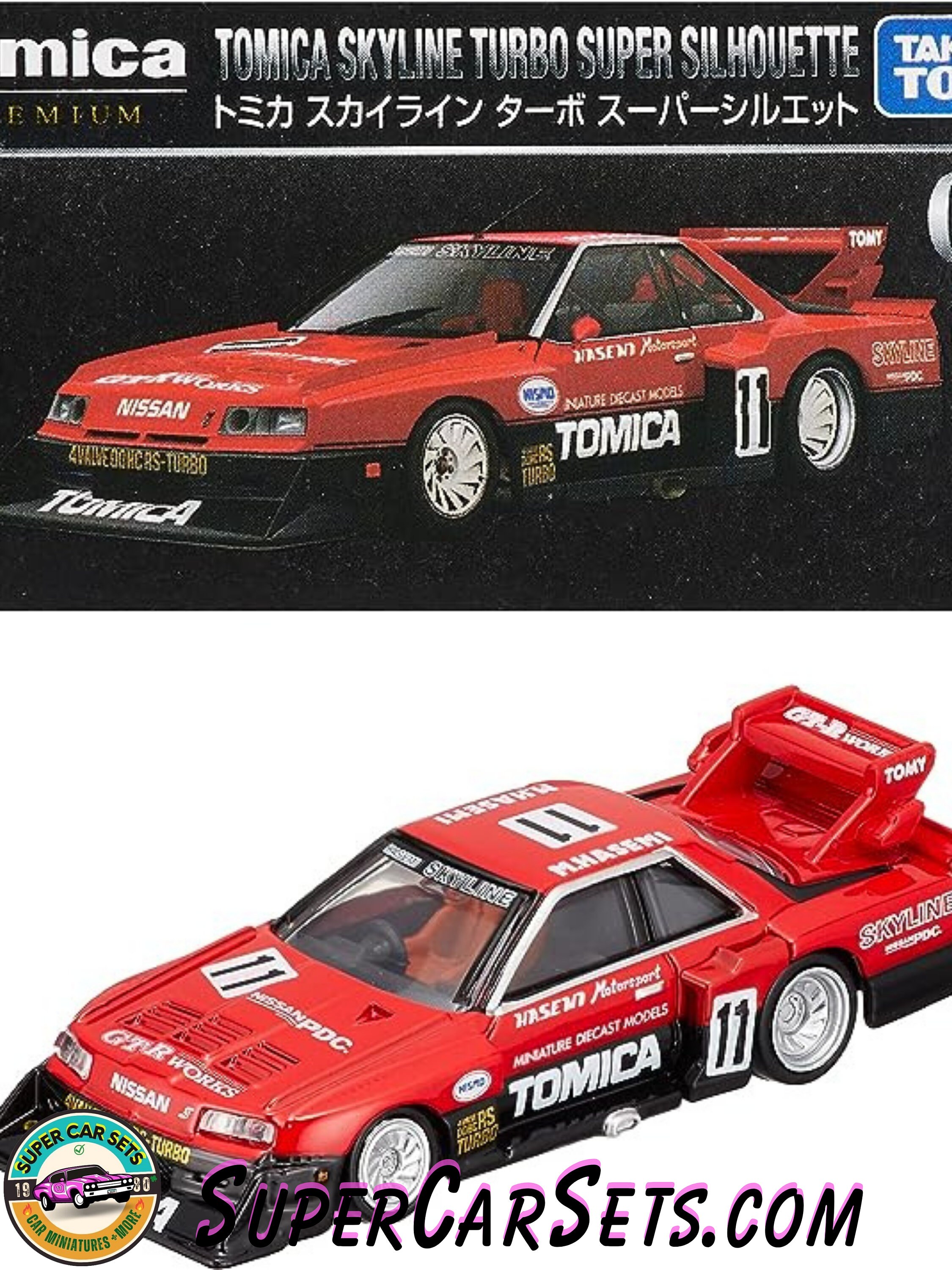 TOMICA PREMIUM 01 NISSAN SKYLINE TURBO SUPER SILHOUETTE 1/67