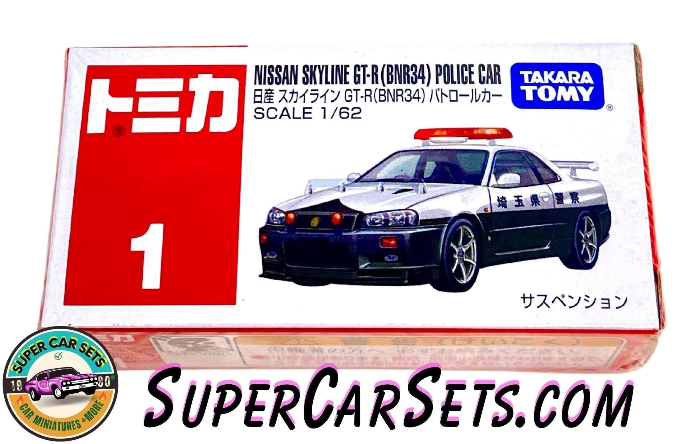 Tomica - (#1) Nissan Skyline GT-R (BNR34) Police Car (1:62 Scale