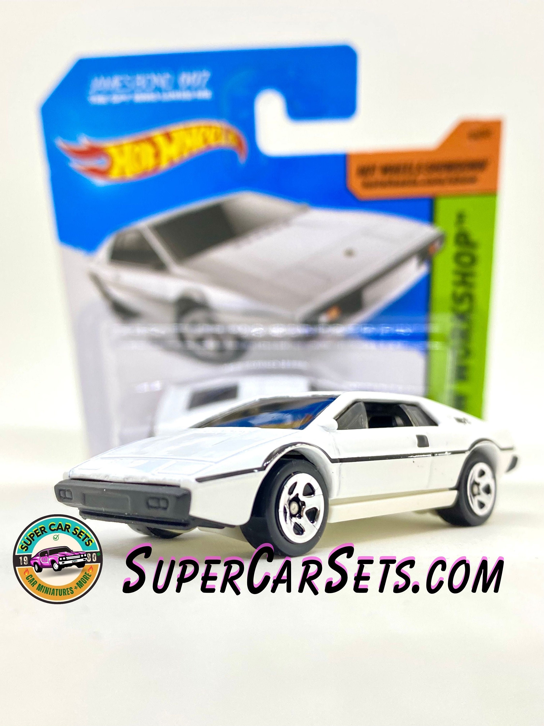 Hot Wheels HW Workshop 2015 219 250 Lotus Esprit S1 james Bond 007 the Spy Who Loved Me short Card card Slightly Damaged Etsy