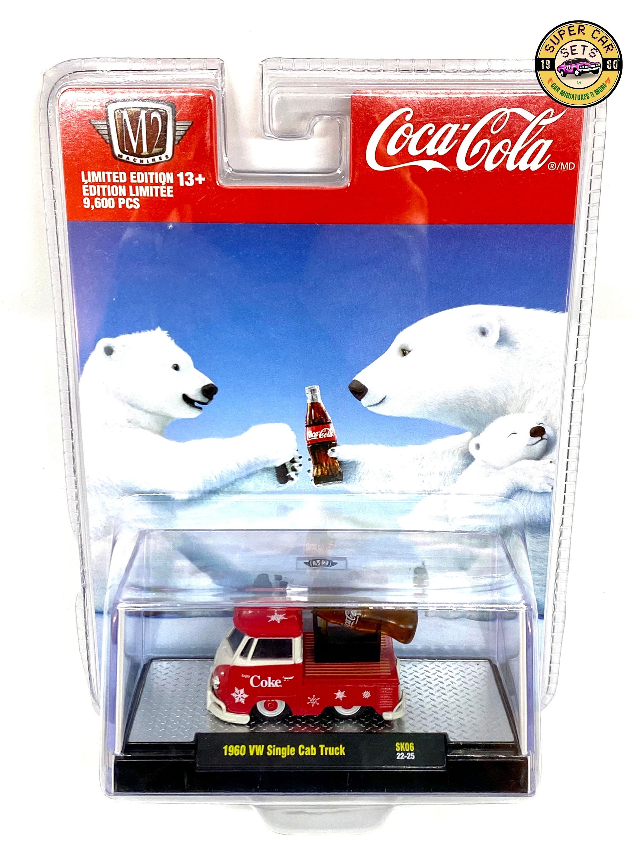 All 6 Coca-cola Christmas Cars (VOL.1) From M2 Machines - Complete
