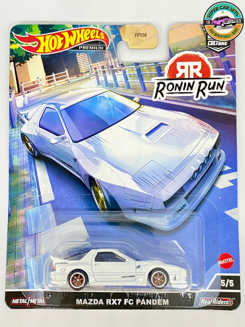 Hot Wheels Premium Mazda RX7 FC Pandem Blue Silhouettes 2025 (In-Stock) New JDM - Foto 6