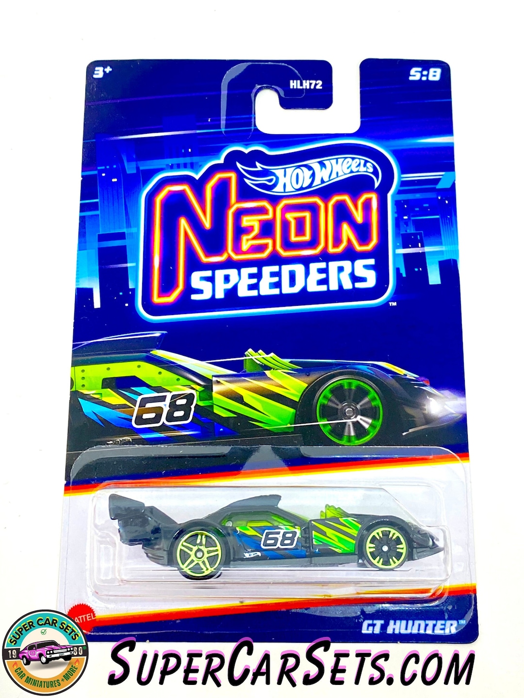 GT Hunter - Hot Wheels Neon Speeders (5/8) - Etsy
