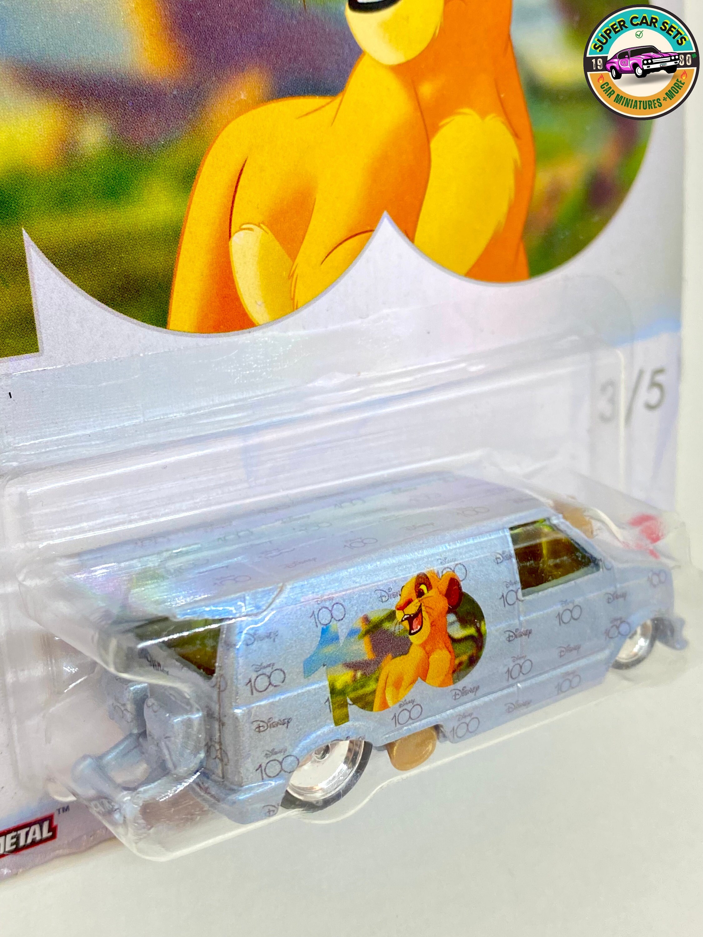 Hot Wheels Premium Disney 100 Years 3 5 the Lion King 1985 Chevy Astro Van Etsy