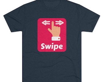 Swipe - Software Engineer Shirt, Programmeur Shirt, Coder Shirt, Ontwikkelaarscadeau, Vakantiecadeau, Comfortabel
