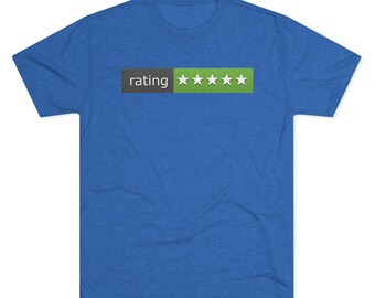 Git Rating Badge - Software Engineer Shirt, Programmeur Shirt, Coder Shirt, Ontwikkelaarscadeau, Vakantiecadeau, Comfortabel