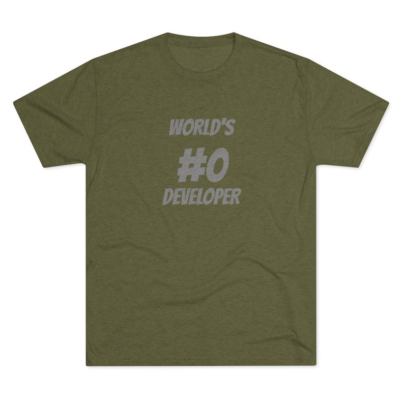 World's #0 Developer - Software Engineer Shirt, Programmer Shirt, Coder Shirt, Developer Gift, Holiday Gift, Comfortable image 9