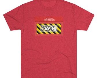 In geval van nood (vi) - Software Engineer Shirt, Programmeur Shirt, Coder Shirt, Ontwikkelaarscadeau, Vakantiecadeau, Comfortabel