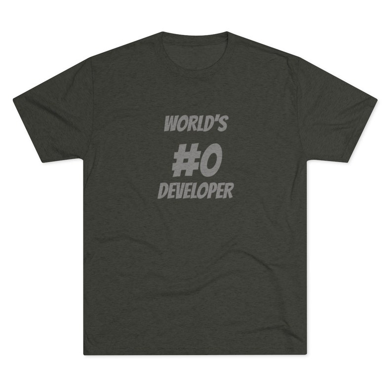 World's #0 Developer - Software Engineer Shirt, Programmer Shirt, Coder Shirt, Developer Gift, Holiday Gift, Comfortable image 8