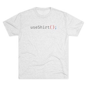 useShirt React Hook - Chemise d'ingénieur logiciel, chemise de programmeur, chemise de codeur, cadeau de développeur, cadeau de vacances, confortable image 5