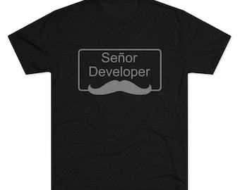 Señor Developer - Software Engineer Shirt, Programmeur Shirt, Coder Shirt, Ontwikkelaarscadeau, Vakantiecadeau, Comfortabel
