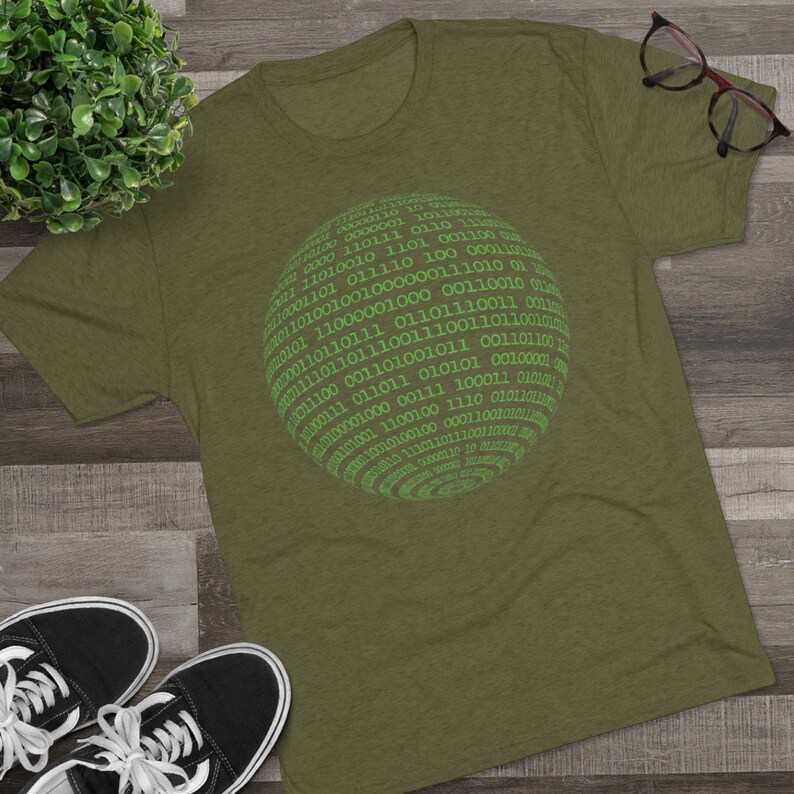 Binary Globe - Software Engineer Shirt, Programmer Shirt, Coder Shirt, Developer Gift, Holiday Gift, Comfortable image 7