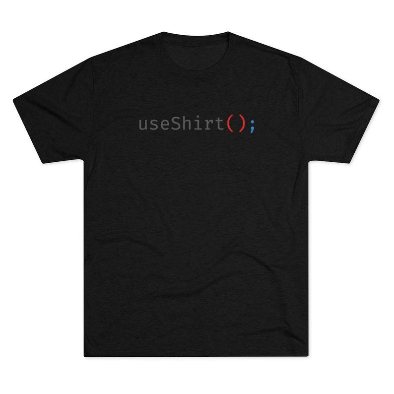 useShirt React Hook - Chemise d'ingénieur logiciel, chemise de programmeur, chemise de codeur, cadeau de développeur, cadeau de vacances, confortable image 1