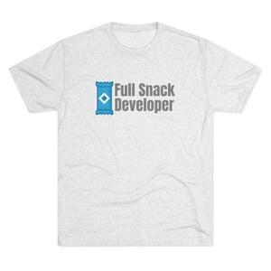 Full Snack Developer - Camisa de ingeniero de software, camisa de programador, camisa de codificador, regalo de desarrollador, regalo de vacaciones, cómodo