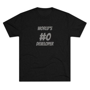 World's #0 Developer - Software Engineer Shirt, Programmer Shirt, Coder Shirt, Developer Gift, Holiday Gift, Comfortable image 10